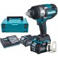 Makita TW001GM201 XGT smūginis veržliasukis 3/4" 2x4 Ah 